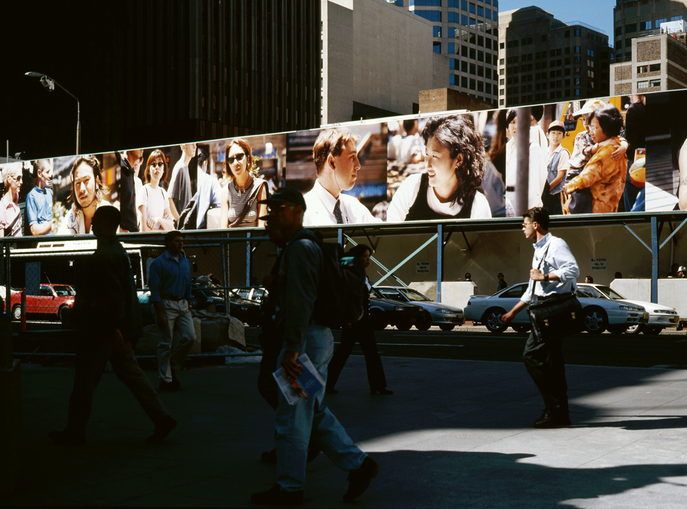 Sydney CBD, 1998, billboard – Biennale of Sydney, 1998